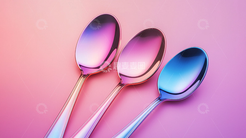 高清大图下载【趣麦麦图】渐变色勺子