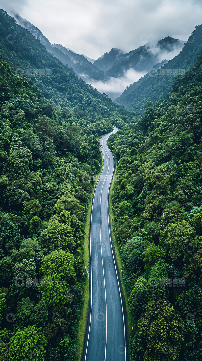 高清大图下载【趣麦麦图】山路