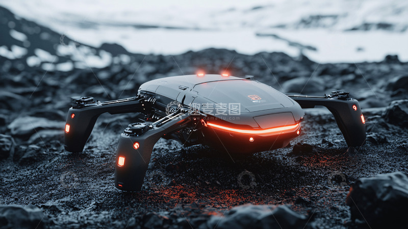 高清大图下载【趣麦麦图】未来科技感机器人