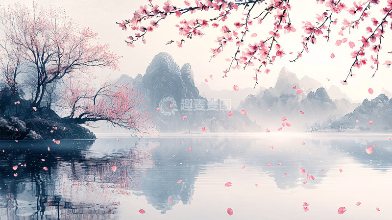 高清大图下载【趣麦麦图】水墨画山水