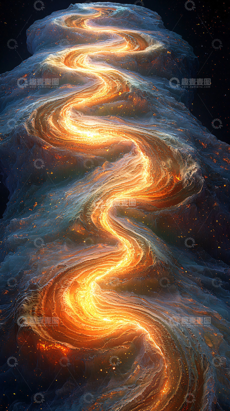 高清大图下载【趣麦麦图】宇宙河流