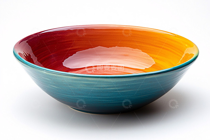 高清大图下载【趣麦麦图】彩色渐变陶瓷碗