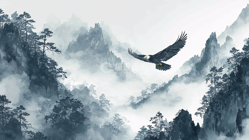 高清大图下载【趣麦麦图】水墨画