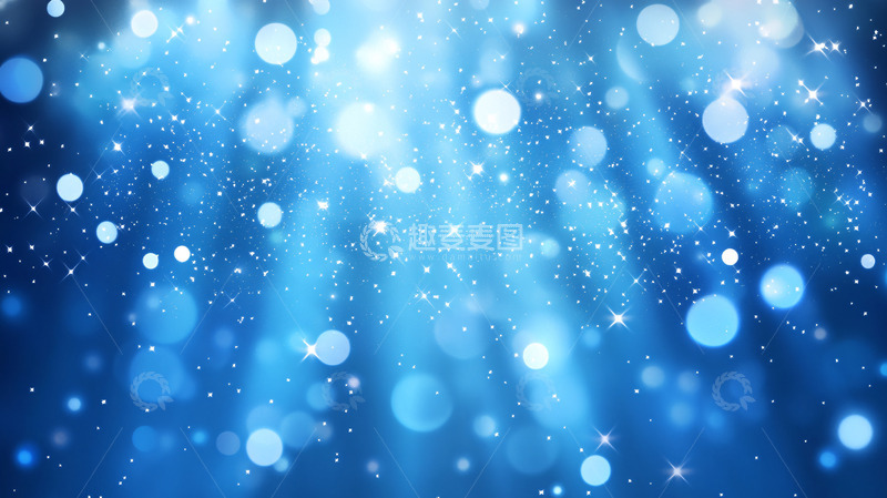 高清大图下载【趣麦麦图】蓝色梦幻背景