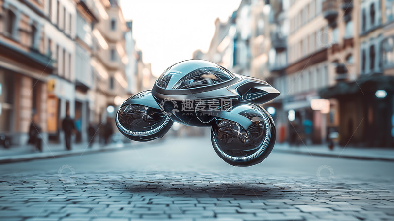 高清大图下载【趣麦麦图】未来城市交通工具