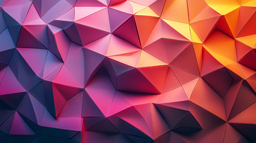 多边形低多边形抽象彩色背景