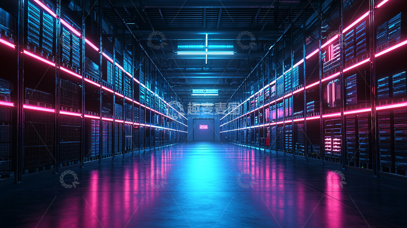 高清大图下载【趣麦麦图】科技感数据中心