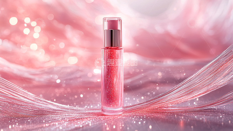 高清大图下载【趣麦麦图】粉色瓶身化妆品