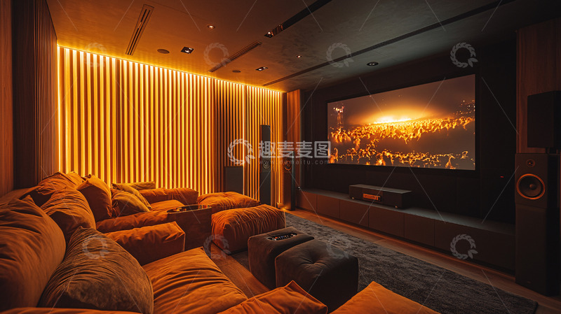 高清大图下载【趣麦麦图】高端家庭影院