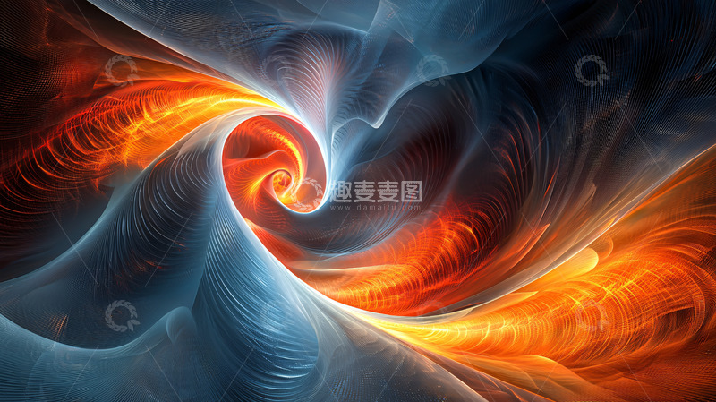 高清大图下载【趣麦麦图】抽象漩涡