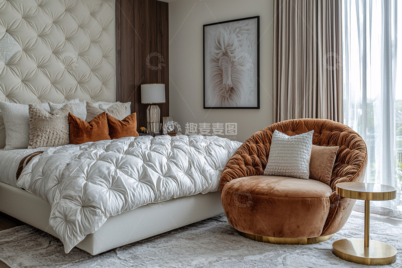 高清大图下载【趣麦麦图】现代轻奢卧室设计
