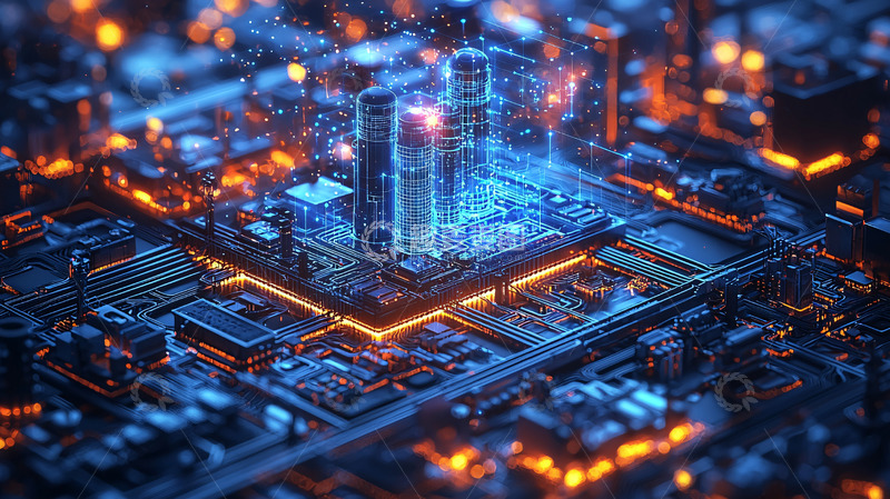 高清大图下载【趣麦麦图】未来科技感城市