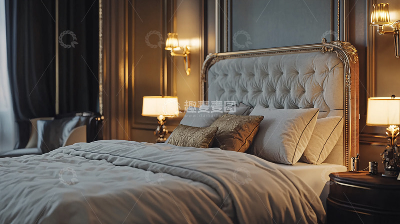 高清大图下载【趣麦麦图】欧式卧室