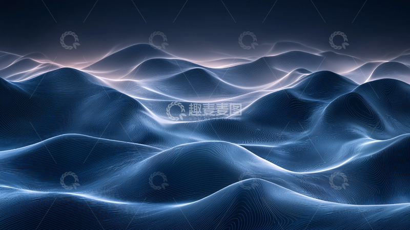 高清大图下载【趣麦麦图】抽象山峦