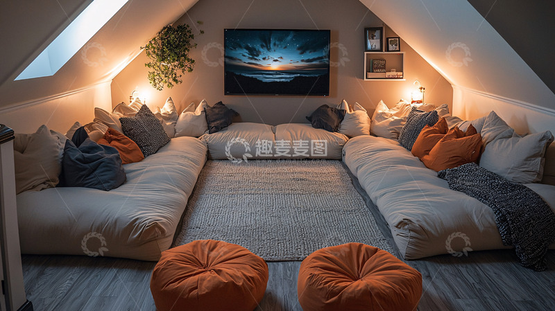高清大图下载【趣麦麦图】阁楼温馨休憩区