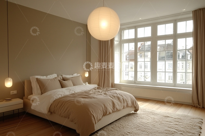 高清大图下载【趣麦麦图】极简风卧室设计
