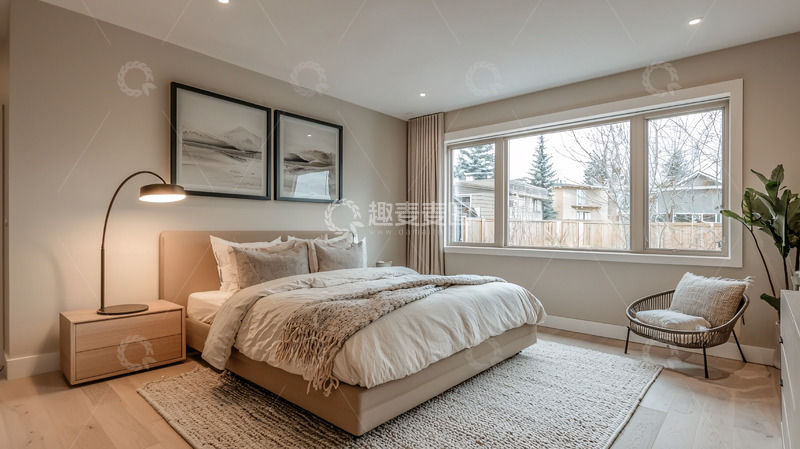高清大图下载【趣麦麦图】温馨舒适的卧室