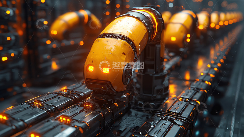 高清大图下载【趣麦麦图】未来科技感机器人