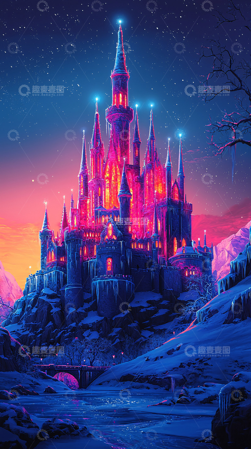 高清大图下载【趣麦麦图】梦幻城堡
