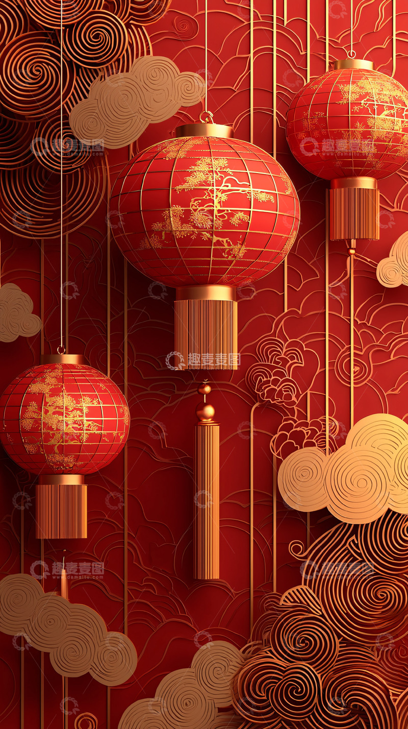 高清大图下载【趣麦麦图】红灯笼