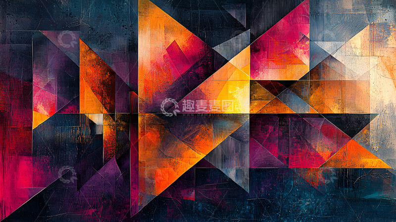 高清大图下载【趣麦麦图】抽象几何
