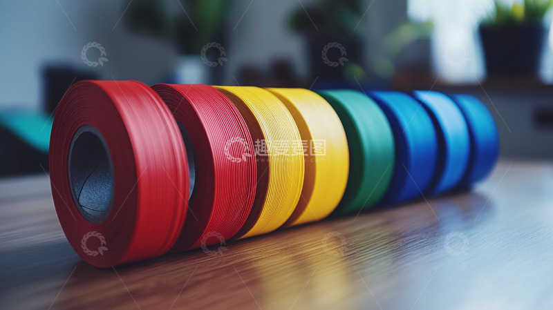 高清大图下载【趣麦麦图】彩色胶带卷