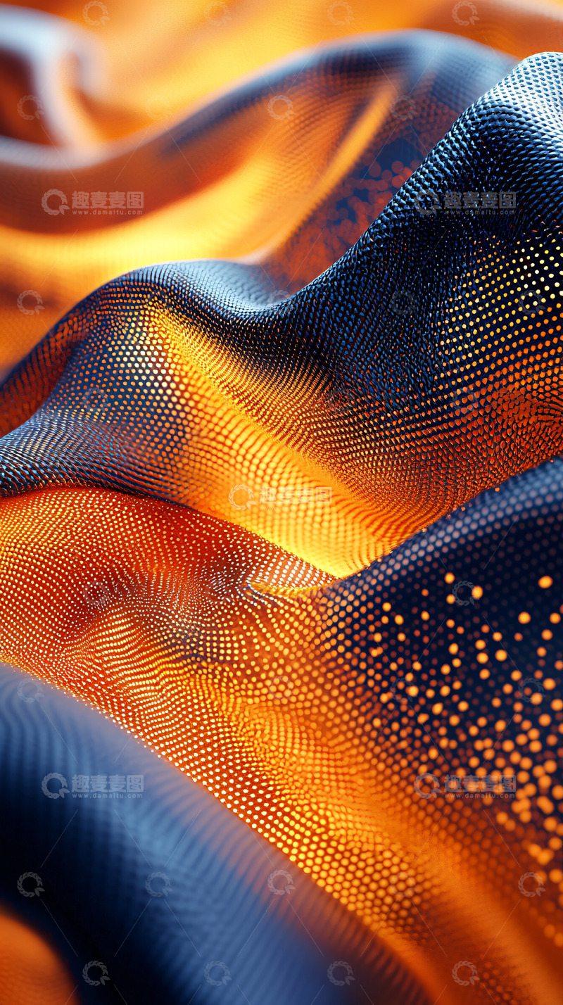 高清大图下载【趣麦麦图】-抽象波浪纹理光影