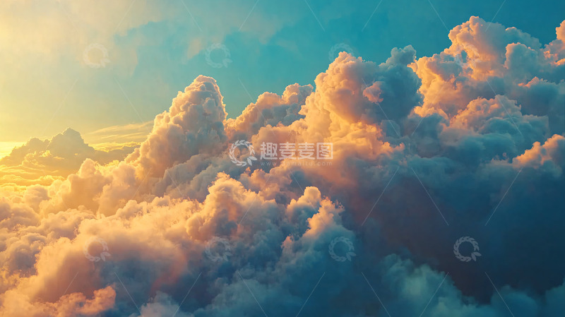 高清大图下载【趣麦麦图】日出云海