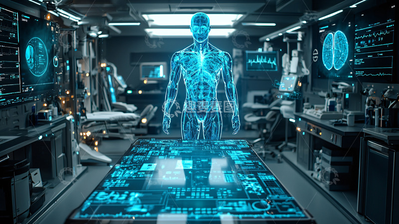 高清大图下载【趣麦麦图】未来科技医疗室