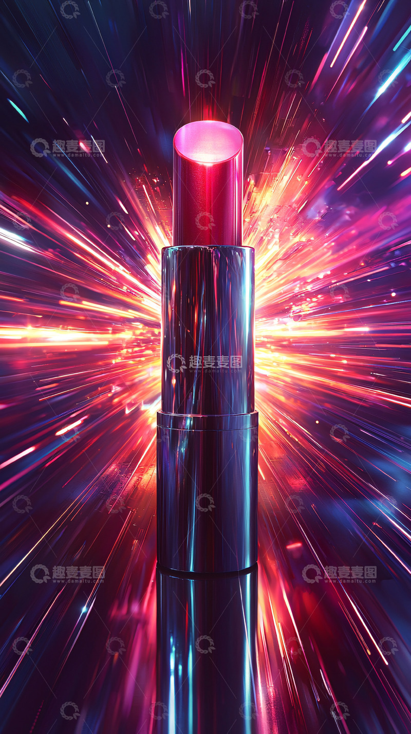 高清大图下载【趣麦麦图】炫彩光效口红