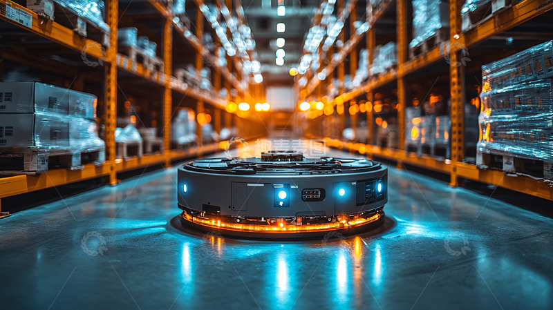 高清大图下载【趣麦麦图】仓库机器人