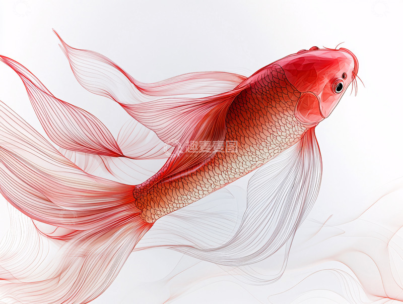 高清大图下载【趣麦麦图】红鲤鱼