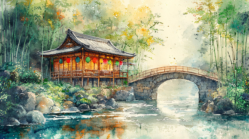 高清大图下载【趣麦麦图】水墨画