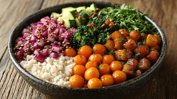 健康轻食沙拉饭