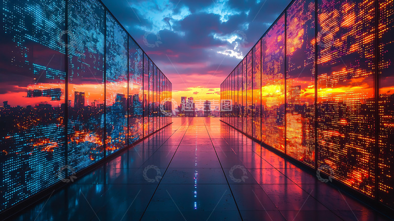 高清大图下载【趣麦麦图】城市倒影