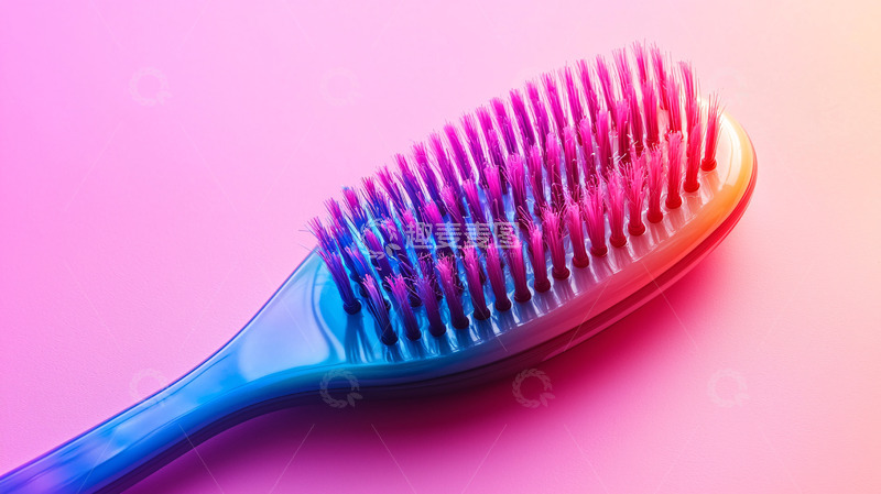 高清大图下载【趣麦麦图】彩色梳子特写