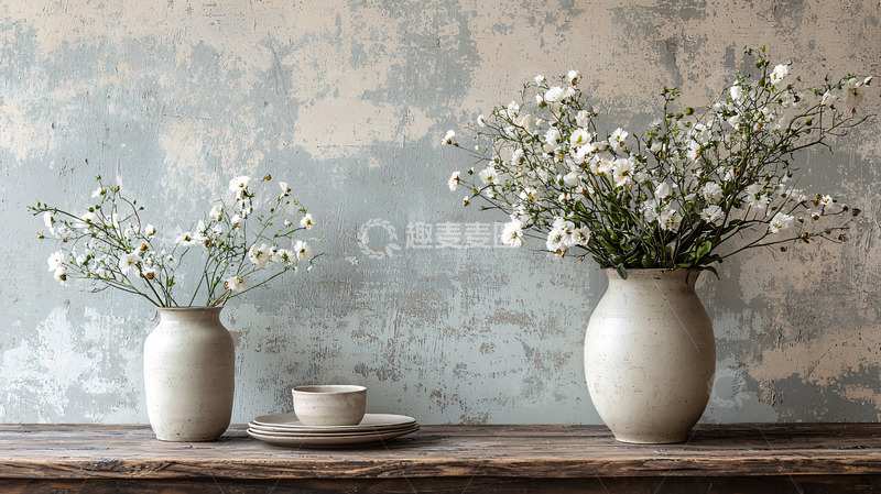 高清大图下载【趣麦麦图】文艺复古花瓶摆设