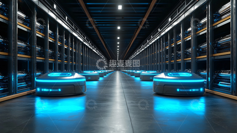 高清大图下载【趣麦麦图】自动化仓库