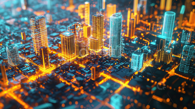 高清大图下载【趣麦麦图】未来都市