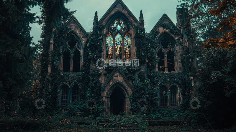 高清大图下载【趣麦麦图】哥特式建筑