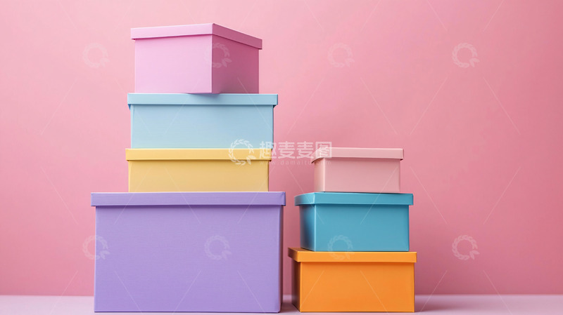 高清大图下载【趣麦麦图】粉色背景