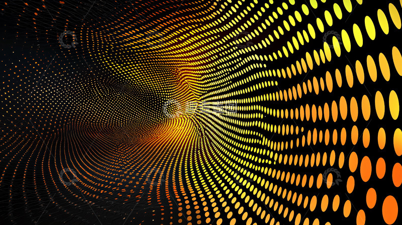 高清大图下载【趣麦麦图】抽象光线隧道