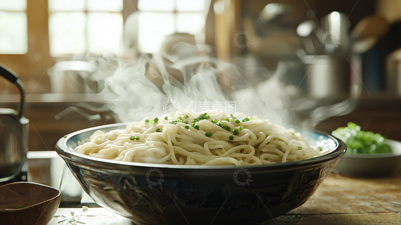 高清大图下载【趣麦麦图】热气腾腾的面条