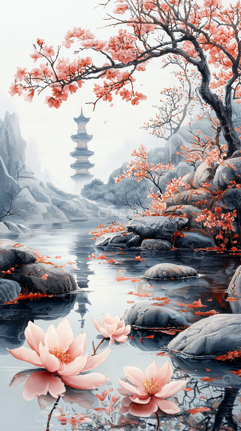 高清大图下载【趣麦麦图】水墨画