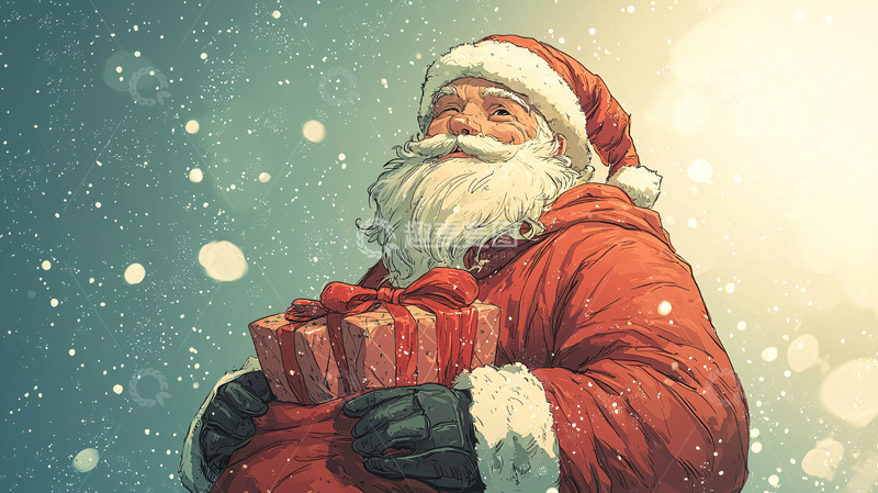 高清大图下载【趣麦麦图】圣诞老人