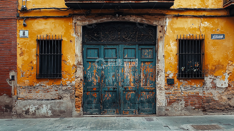 高清大图下载【趣麦麦图】老旧建筑