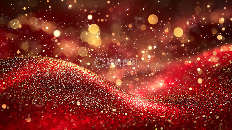 高清大图下载【趣麦麦图】红金色闪光背景
