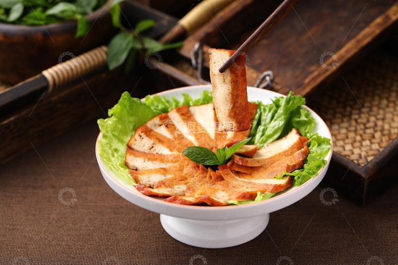 高清大图下载【趣麦麦图】-清卤豆腐卤味卤菜1