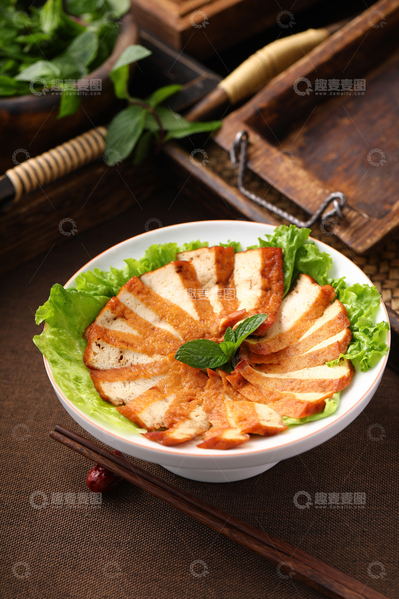 高清大图下载【趣麦麦图】-清卤豆腐卤味卤菜2