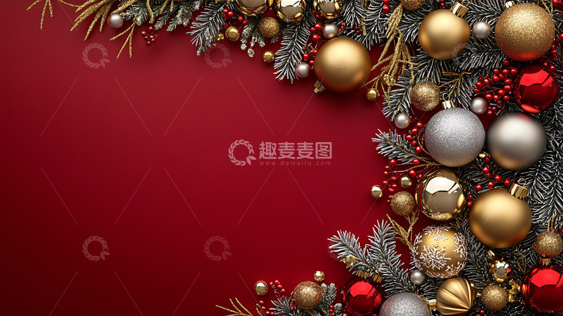 高清大图下载【趣麦麦图】圣诞节装饰